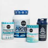 KIT ANTIEDAD: Citrato Magnesio + Colágeno + Proteína + Obsequio (Shaker)